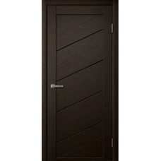 Дверь межкомнатная Сибирь Профиль Ла Стелла 215 Дуб мокко, стекло черное